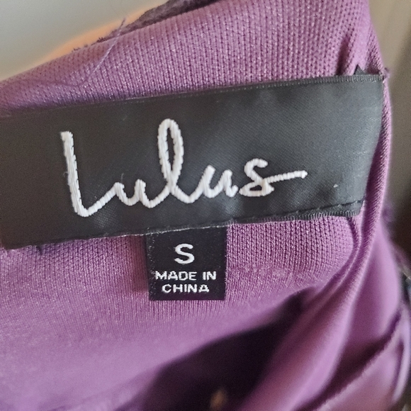 Lulus Women's Evermore Skater Dress Plum Purple Size S Special Occasion cocktail - Picture 12 of 15